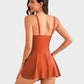 🩱Summer Hot Sale 50% OFF💃Women's One Piece Tummy Control Tie Knot Swimsuit 4