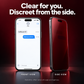 🏆Flash Sale⚡50K+ SOLD! Almost Gone-💥Red Shimmer Privacy Tempered Glass Screen Protector for iPhone
