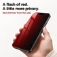 🏆Flash Sale⚡50K+ SOLD! Almost Gone-💥Red Shimmer Privacy Tempered Glass Screen Protector for iPhone