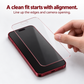 🏆Flash Sale⚡50K+ SOLD! Almost Gone-💥Red Shimmer Privacy Tempered Glass Screen Protector for iPhone