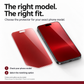 🏆Flash Sale⚡50K+ SOLD! Almost Gone-💥Red Shimmer Privacy Tempered Glass Screen Protector for iPhone