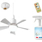 🏆LAST DAY SALE 49% OFF🔥SmartBreez™ 40W LED Ceiling Fan Light – 20.5” Ultra-Quiet with Remote 🎯 | E27 + FREE B22 Adapter 🔌 | For Bedroom 😴, Kitchen 👩‍🍳 & Garage 🛠️ – UK Ready! 🇬🇧