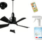 🏆LAST DAY SALE 49% OFF🔥SmartBreez™ 40W LED Ceiling Fan Light – 20.5” Ultra-Quiet with Remote 🎯 | E27 + FREE B22 Adapter 🔌 | For Bedroom 😴, Kitchen 👩‍🍳 & Garage 🛠️ – UK Ready! 🇬🇧