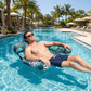 ⏳Time-Limited Special-50% off⏰Inflatable Floating Chair – Tropical Leaf & Ultra-Light 260g 🌊