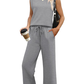 💕 Hot Sale  60% OFF💕Buy 2 Get 5% Off🔥New Women's  Sleeveless Top & Wide-Leg Pants 2-Piece Set