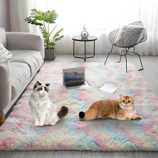 💖HOT SALE 49% OFF NOW!🔥 Gradient Color Plush Floor Mat