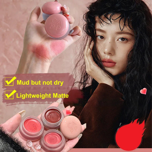 🔥Hot Sale 50%💖Buy 1 Get 1 Free💖🔥Lip&Cheek Blurry Pudding Pot with Keyring
