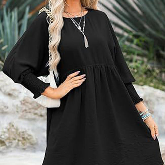 💖Buy 2 get 5% off🌷Summer Hot Sale 50% Off💕What should I wear tomorrow?💕Round Neck Dress with 3/4 Sleeves