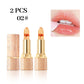 💗BUY 1 GET 1 FREE-EACH ONLY ￡4.4!!🌟Crystal Flower Temperature Color Change Jelly Lipstick