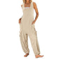 🏖️Summer Hot Sale 50% OFF🌼Women's Sleeveless Baggy Jumpsuit
