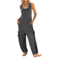 🏖️Summer Hot Sale 50% OFF🌼Women's Sleeveless Baggy Jumpsuit