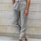 🌸LAST DAY SPECIAL PRICE: ￡11.99!!🌸Women's  Elastic Waist Cotton Linen Casual Pants