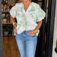 🌷Summer Hot Sale 50% Off💕Women’s Printed V-Neck Blouse