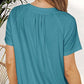 🔥Summer Hot Sale 50% OFF🔥🎉Buy 2 get extra 10% off & free shipping 🎉Women's Casual Pleated V-Neck Short-Sleeve Top