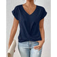 🔥2025 LAST DAY SALE 50% OFF💥BIG SALE💷Best Price👚Casual Short Sleeve Elegant V-neck Twist Tee