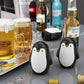 Stainless Steel Penguin Push-type Portable Bottle and Can Opener
