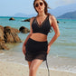 🌊Summer Hot Sale-60% Off!!👙Swim Skirt High Waisted Bikini Sets Tummy Control Swimsuits 2