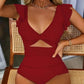 🎁LIMITED HOT SALE 50% OFF💥Buy 2 Get 5% Off👗Sexy ruffled one-piece swimsuit