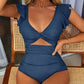 🎁LIMITED HOT SALE 50% OFF💥Buy 2 Get 5% Off👗Sexy ruffled one-piece swimsuit