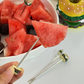 Hamburger-Themed Fruit Fork Set