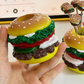 Hamburger-Themed Fruit Fork Set