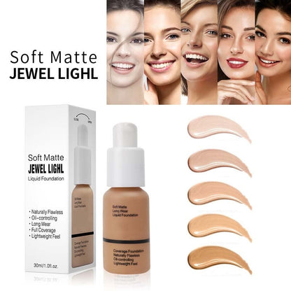 🎉Black Friday Buy 1 Get 1 Free🎉Long-Lasting Full Coverage Oil Control Foundation