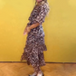 🎉2025 LAST DAY SALE 50% OFF🔥Women's Leopard Print Tiered Layered Dress