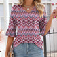 🌷Summer Hot Sale 50% Off💕Buy 2 Get 10% Off & Free Shipping💖Elegant Ruffle Sleeve V-Neck Tops for Women