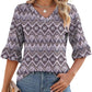 🌷Summer Hot Sale 50% Off💕Buy 2 Get 10% Off & Free Shipping💖Elegant Ruffle Sleeve V-Neck Tops for Women