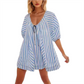 🌺Summer Hot Sale 50% OFF🌺Puff Sleeves V Neck Rompers for Women