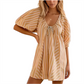 🌺Summer Hot Sale 50% OFF🌺Puff Sleeves V Neck Rompers for Women