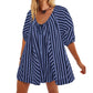 🌺Summer Hot Sale 50% OFF🌺Puff Sleeves V Neck Rompers for Women