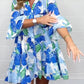 😍LAST DAY SALE 50% OFF🌸Women's Elegant V-Neck Printed Loose Dresses