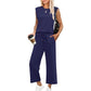 💕 Hot Sale  60% OFF💕Buy 2 Get 5% Off🔥New Women's  Sleeveless Top & Wide-Leg Pants 2-Piece Set