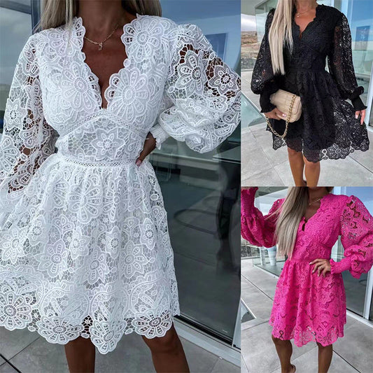 🌷Summer Hot Sale 50% Off💕Women’s Sexy Cutout Lace Dresses