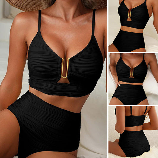 🎉2025 Summer New Arrivals🔥Buy 2 get extra 5% off & free shipping🩱Women's Push Up High Waist Bikini