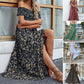 🌷Summer Hot Sale 50% Off💕Women's Elegant Floral Off-Shoulder Dress