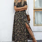 🌷Summer Hot Sale 50% Off💕Women's Elegant Floral Off-Shoulder Dress
