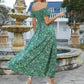 🌷Summer Hot Sale 50% Off💕Women's Elegant Floral Off-Shoulder Dress