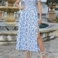 🌷Summer Hot Sale 50% Off💕Women's Elegant Floral Off-Shoulder Dress