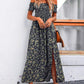 🌷Summer Hot Sale 50% Off💕Women's Elegant Floral Off-Shoulder Dress