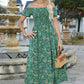 🌷Summer Hot Sale 50% Off💕Women's Elegant Floral Off-Shoulder Dress