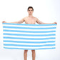 🔥Hot Sale 50% Off🔥Quick Dry Striped Microfiber Beach Towel