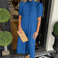 🌷Hot Sale 50% Off💕Women's Casual Solid Color Standing Collar Button Down Dress