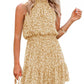 ⏰Hot Sale 50% Off🔥Buy 2 get extra 5% off💃2025 New Summer Halter Neck Pleated A Line Dress