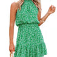 ⏰Hot Sale 50% Off🔥Buy 2 get extra 5% off💃2025 New Summer Halter Neck Pleated A Line Dress