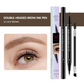🌷Hot Sale 50% Off💥Buy 1 Get 1 Free💥Dual-Ended Eyebrow Pen & Brush - 2PCS/Set