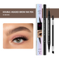 🌷Hot Sale 50% Off💥Buy 1 Get 1 Free💥Dual-Ended Eyebrow Pen & Brush - 2PCS/Set