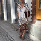 【💥Final 3-hour Preferential Deal Sale 50% Off💥】💃BUY 2 SAVE 5%🎁Women’s Floral Print Casual Loose Midi Dress