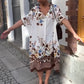 【💥Final 3-hour Preferential Deal Sale 50% Off💥】💃BUY 2 SAVE 5%🎁Women’s Floral Print Casual Loose Midi Dress
